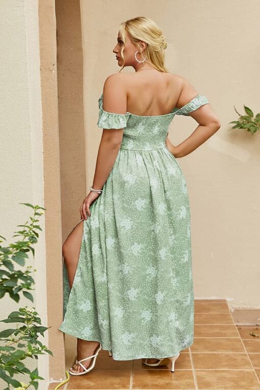 Robe Chic Et Champêtre Longue Grande Taille – Image 4