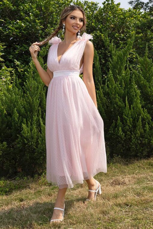 Robe De Cocktail Champêtre Longue – Image 4