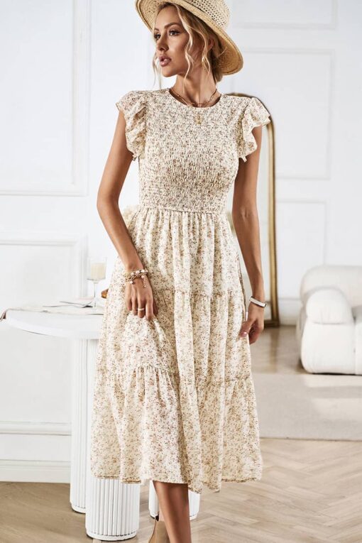 Robe Demoiselle d'Honneur Fleurie Champêtre – Image 9
