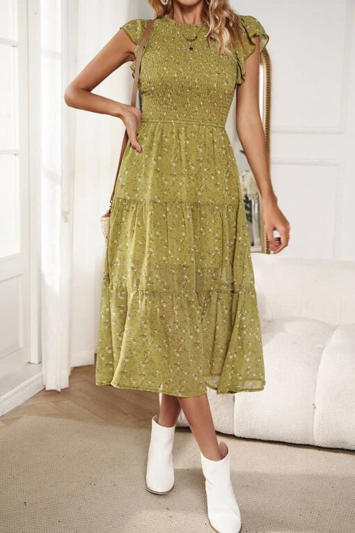 Robe Demoiselle d'Honneur Fleurie Champêtre – Image 6