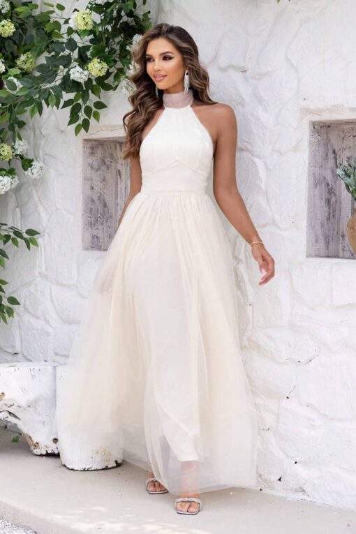 Robe Ecru Champêtre – Image 2
