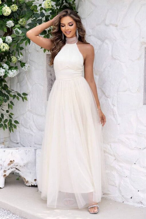 Robe Ecru Champêtre – Image 3