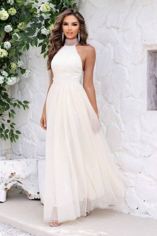 Robe Ecru Champêtre – Image 4