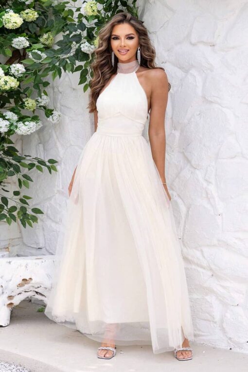 Robe Ecru Champêtre – Image 5