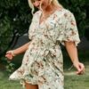 Robe Invitée Mariage <br> Champêtre Grande Taille 