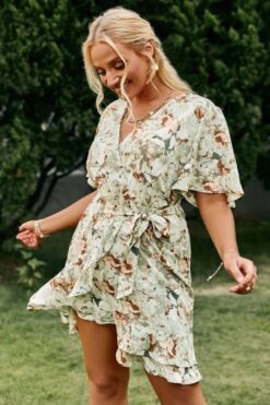 Robe Invitée Mariage <br> Champêtre Grande Taille 