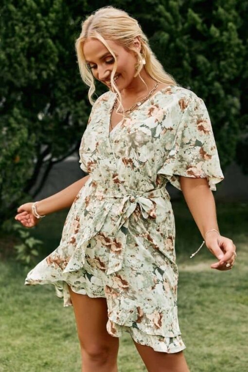 Robe Invitée Mariage <br> Champêtre Grande Taille 