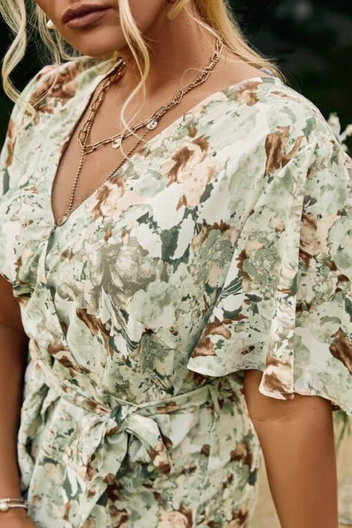 Robe Invitée Mariage <br> Champêtre Grande Taille  – Image 3