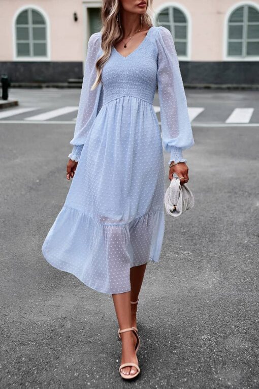 Robe Longue Fluide Champêtre – Image 5
