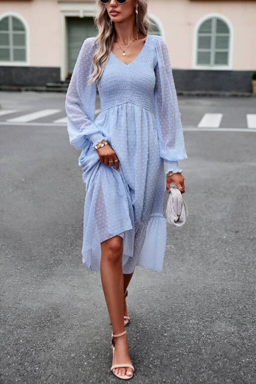 Robe Longue Fluide Champêtre – Image 6