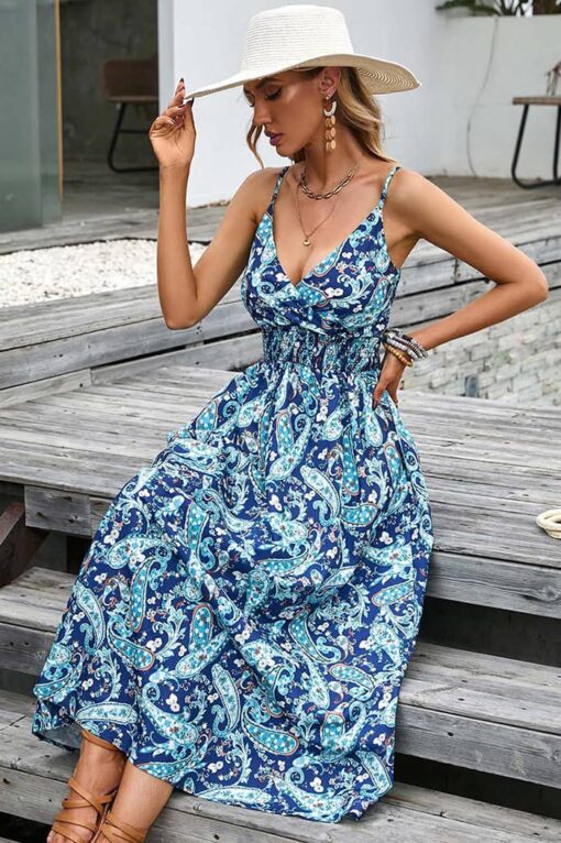 Robe Longue Imprimé Champêtre – Image 4