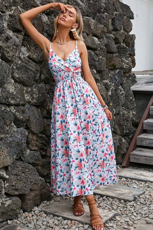Robe Longue Imprimé Champêtre – Image 6