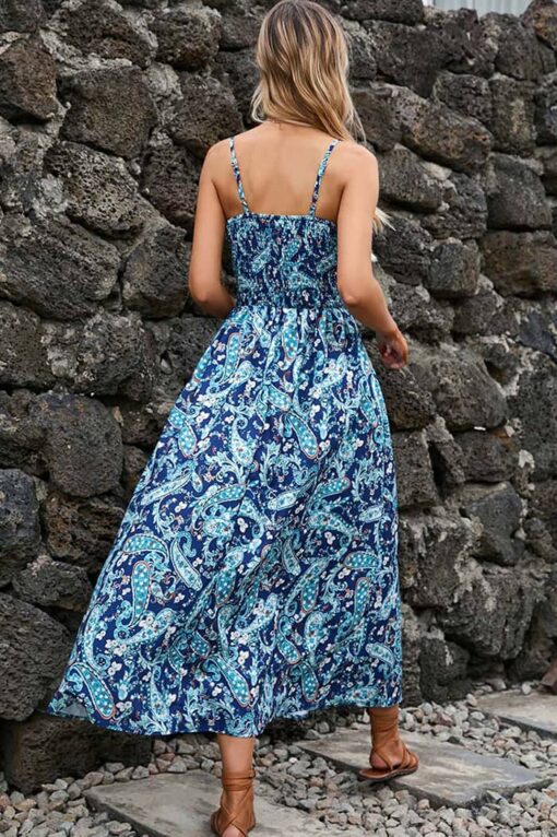 Robe Longue Imprimé Champêtre – Image 5