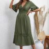 Robe Pour Mariage Champêtre Kaki