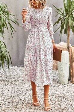 Robe Romantique Champêtre