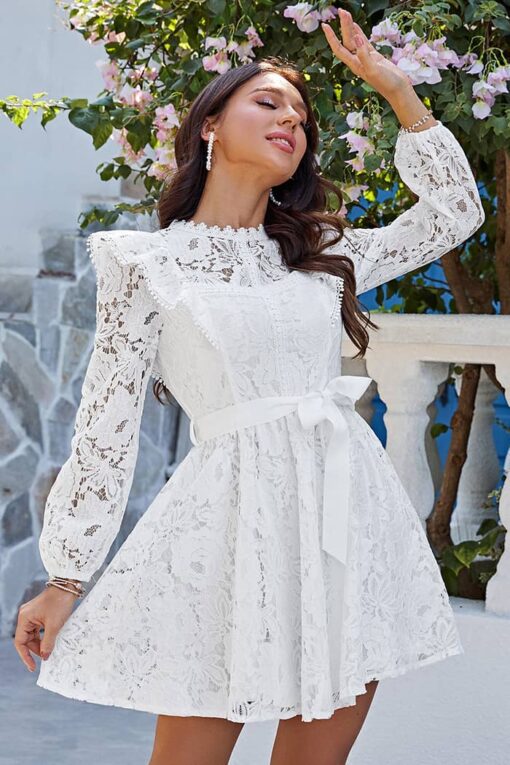 Robe Vintage Champêtre Dentelle – Image 6